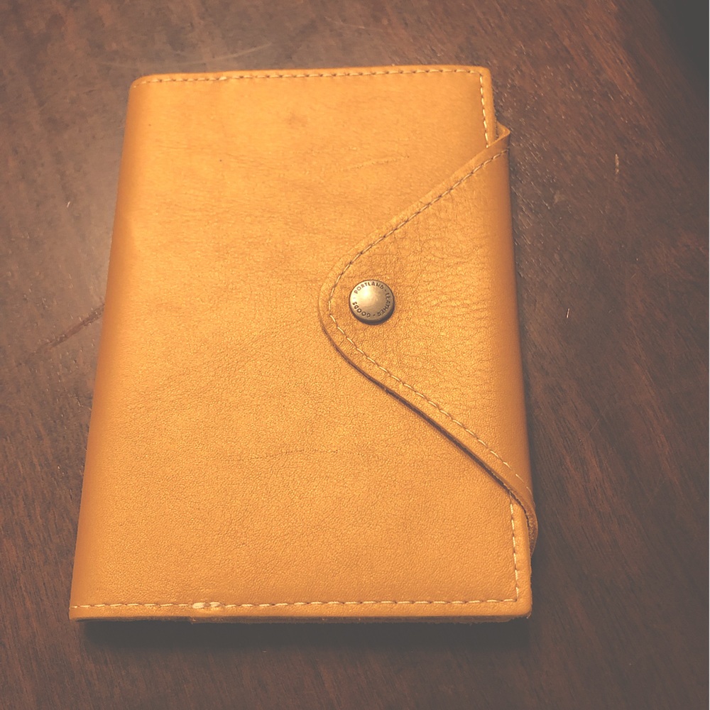 Portland Leather Goods medium Honeycomb snap journal.